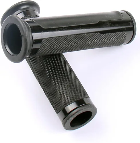 Vista 2 de Negro motocicleta CNC aluminio manillar gel Grips compatible para 2003 Honda Shadow Sabre 1100