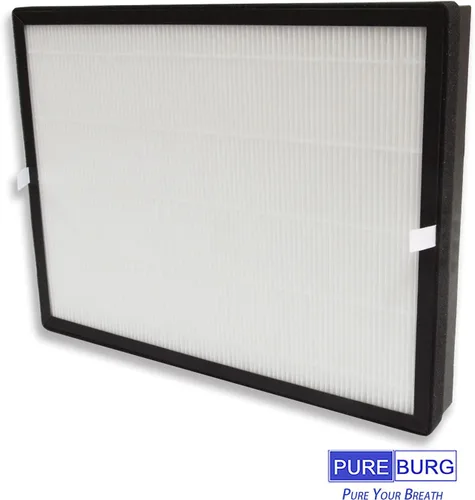 Vista 6 de PUREBURG Filtro de repuesto compatible con purificador de aire TaoTronics TT-AP007, 2 unidades de carbón activado HEPA H13 2 en 1 4 etapas