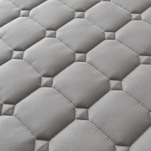 Vista 6 de Funda de colchón de tamaño matrimonial con cremallera, a prueba de polvo, transpirable y lavable, personalizable (gris, 39.4 x 78.7 x 3.9 in)