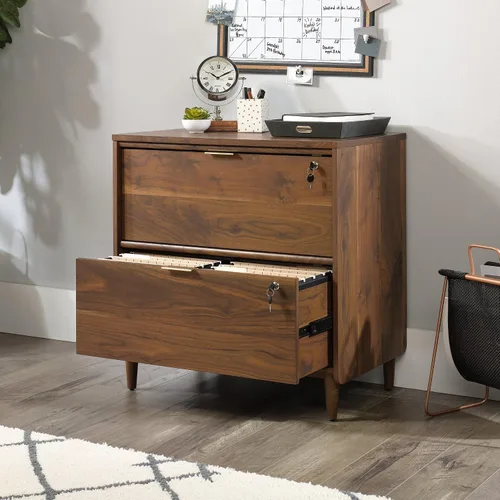 Vista 5 de Sauder Clifford Place Archivador Lateral, acabado Grand Walnut