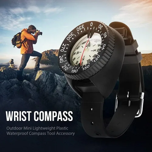 Vista 3 de TOPINCN Buceo Muñeca Deportes al aire libre Supervivencia Emergencia Slighting Profesional