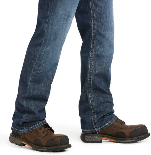 Vista 7 de Ariat Pantalones relajados con corte de bota Workhorse, marino