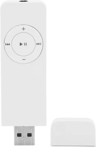 Vista 11 de Reproductor de MP3, mini reproductor de música MP3 ABS con batería integrada de 180 mAh, reproductor de música portátil de hasta 64 GB, para Negro