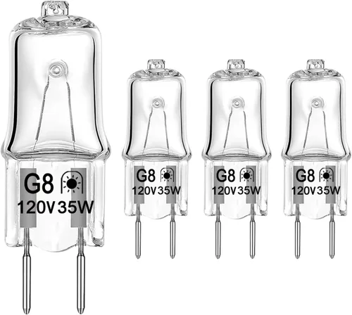 Vista 8 de Bombilla halógena para horno de microondas GE, bombilla de electrodoméstico para GE Samsung Kenmore Elite Maytag sobre la estufa de microondas, luz
