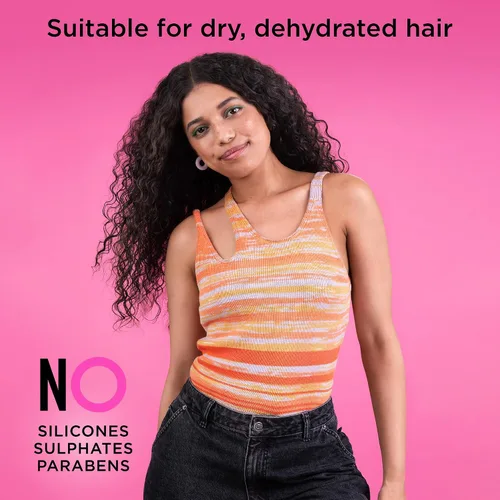 Vista 11 de Noughty Champú para aumentar la humedad 97% natural, para limpiar y reponer suavemente la humedad perdida con almendras dulces y semillas