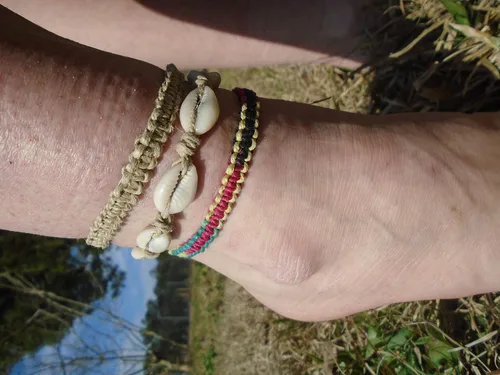 Vista 31 de Hemp Anklet Adjustable Tie On