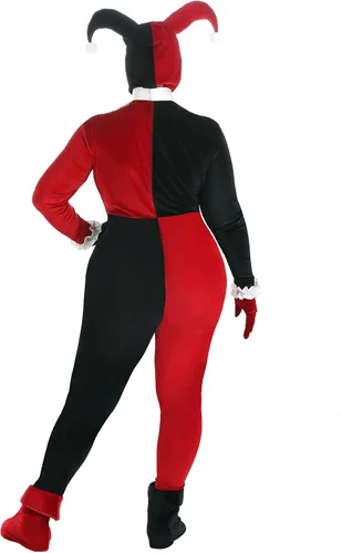 Vista 8 de Disfraz de Harley Quinn de lujo de talla grande
