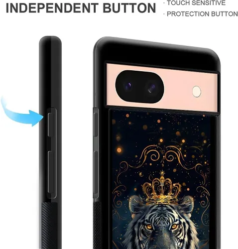 Vista 498 de Compatible con Google Pixel 4A 5G Mobile Case Creative Acrylic Panel trasero Silicona Protección Grip especialmente diseñado para Google Pixel 4A 5G