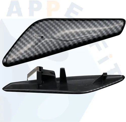 Vista 3 de Guardabarros delantero de fibra de carbono para el lado izquierdo del conductor y el lado derecho del pasajero, compatible con BMW X3 F25 X4 F26