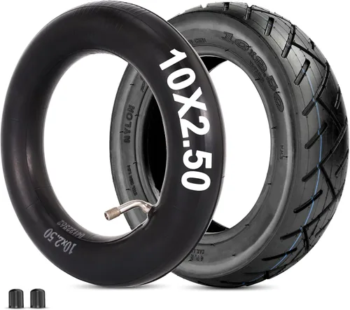Vista 12 de Repuesto de neumático o tubo interior y neumático de 10 x 2.50 para scooters eléctricos inteligentes de equilibrio automático, aerotabla se adapta a