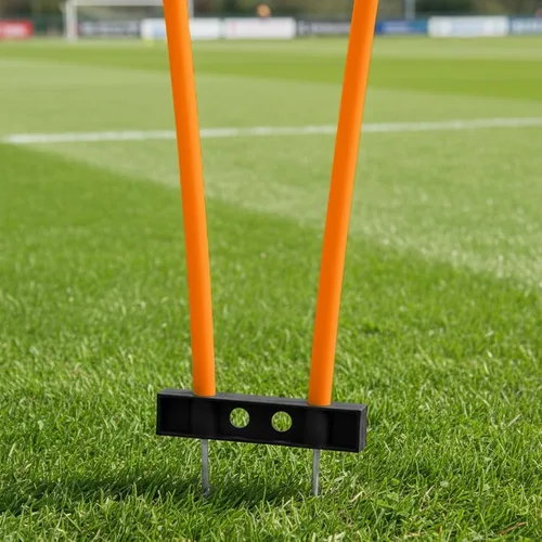 Vista 2 de FORZA Mini maniquí de fútbol de flujo de aire Naranja