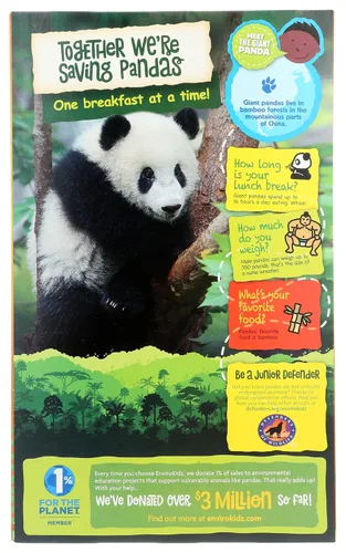 Vista 4 de EnviroKidz Mantequilla de maní Panda Puffs Cereal orgánico, 10.6 oz