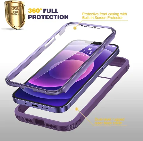 Vista 692 de DIACLARA - Funda transparente compatible con iPhone XR 6.1 pulgadas 2018