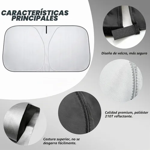 Vista 5 de D-Lumina - Parasol plegable para parabrisas para Chevy Silverado 1500 de 1999-2006, accesorios para camioneta de cabina extendida, parasol