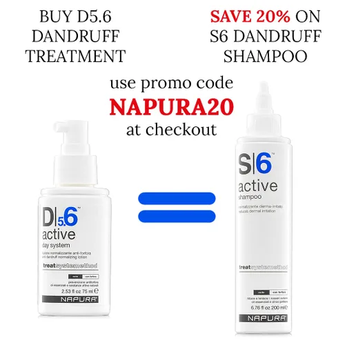 Vista 3 de NAPURA Tratamiento anticaspa D5.6 con aceite de árbol de té, ácido salicílico y zinc (2.53 onzas líquidas), acondicionador natural para el cuero