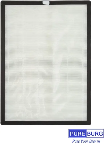 Vista 3 de PUREBURG Filtro de repuesto compatible con el purificador de aire COLZER BKJ-33, H13 True HEPA y filtración multicapa de carbón activado, paquete