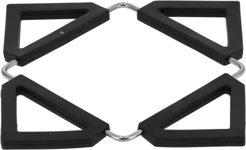Vista 9 de Silicone Foldable Trivets for Hot Dishes, Expandable Collapsible, Black