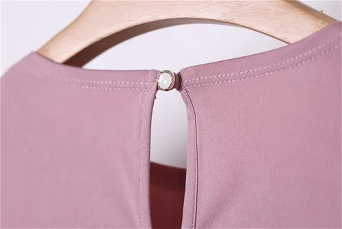 Vista 5 de HZUX Conjunto casual de dos piezas para mujer, manga larga, cuello redondo, vestido de pantalón largo