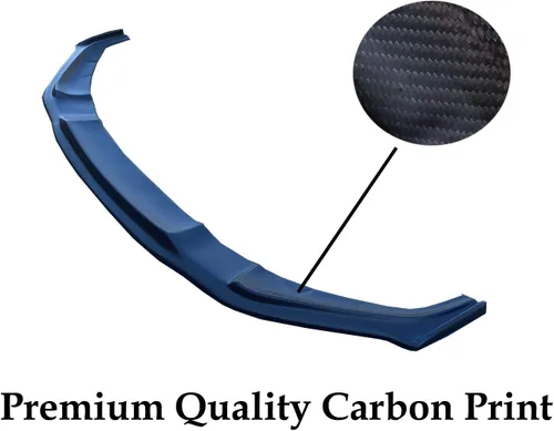Vista 3 de Alerón de parachoques delantero de alto rendimiento (impresión de carbono) compatible con BMW G30 G31 serie 5 17-19
