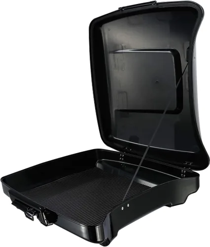 Vista 8 de XFMT baúl para motocicleta, para equipaje, 5.5 pulgadas de profundidad, color negro