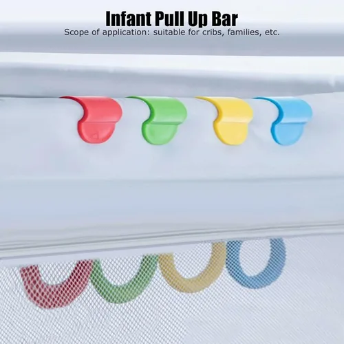 Vista 3 de Juguete de dominadas, prácticas 4 piezas 77g/2.7oz barra de dominadas infantil de material plástico para familias para cunas