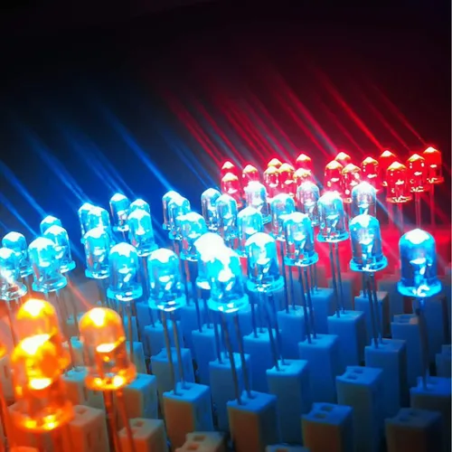 Vista 7 de Novelty Place 100 luces LED blancas de diodo de 0.197 pulgadas – Bombillas LED de diodo emisor de luz DC 3 V 20 mA – Kit de iluminación de Blanco