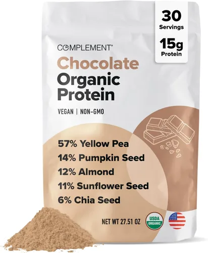 Vista 11 de Complement Proteína vegana sin sabor – Proteína orgánica baja en carbohidratos, baja en calorías, sin azúcar, sin soja, sin OMG, sin gluten, 0.55 oz