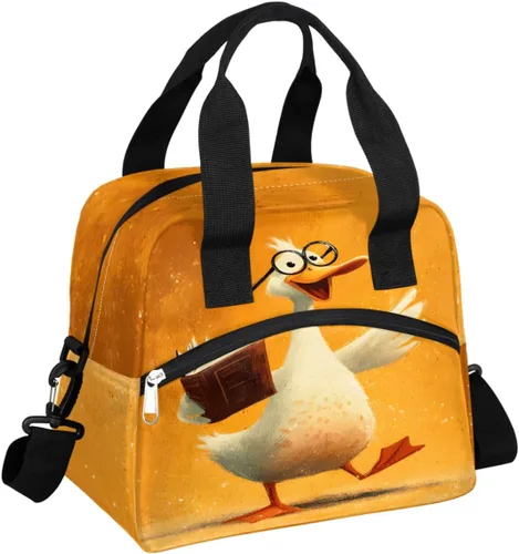 Vista 22 de Pardick Bolsa de almuerzo aislada con diseño de galaxia colorida para mujeres y hombres y adultos, con purpurina, grande, hielera, térmica A01