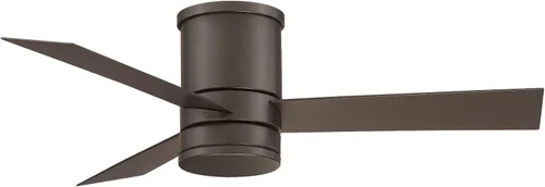Vista 4 de Axis - Ventilador de techo inteligente de 3 aspas para interiores y exteriores, 44 pulgadas, bronce con kit de luz LED de 3000 K y control remoto