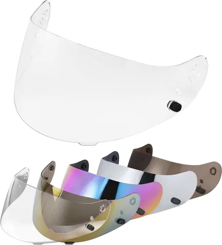 Vista 11 de VCOROS Casco de motocicleta, visera de repuesto para casco HJC HJ-09 CL-15 CL-17 CL-16 CL-SP AC-12 FS-10 CS-R1 IS-16 CS-R2 Shield Arcoíris