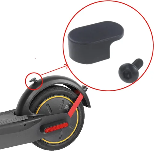 Vista 2 de Juego de guardabarros trasero compatible con scooter eléctrico Segway Ninebot Max G30, kit de repuesto de gancho para guardabarros, accesorios