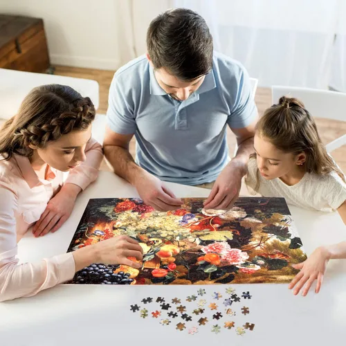 Vista 7 de Bgraamiens Puzzle-Fruit Feast-Rompecabezas cuadrado de 1000 piezas para adultos