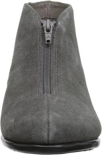 Vista 2 de Aerosoles Botines para mujer, punta puntiaguda con plantilla de espuma viscoelástica, gris, 9