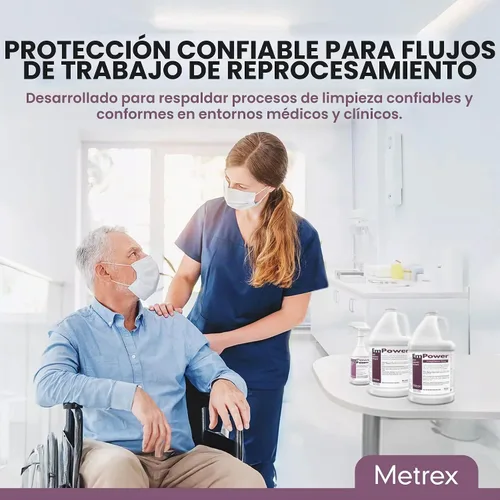 Vista 7 de Metrex Detergente enzimático dual EmPower, 1 galón