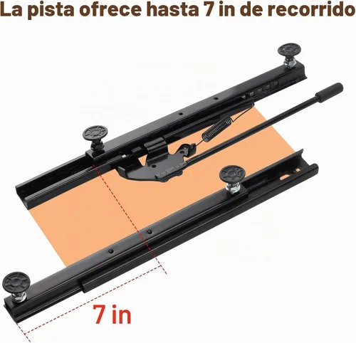 Vista 2 de Kit de Deslizador de Asiento Racewill con Hardware - Compatible con Go Kart, Go Cart, Asientos de Cubo - Universal
