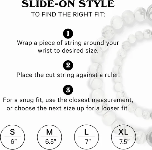 Vista 4 de Lokai Gemstone Beaded Bracelet for Women & Men, Stone & Metal Collection - Crystal & Gemstone Jewelry Fashion Bracelet Slides-On for Comfortable Fit