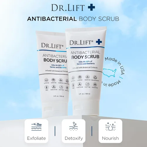 Vista 7 de Dr. Lift Exfoliante corporal antibacteriano, 6 oz