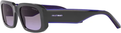 Vista 17 de ARNETTE Gafas de sol para hombre, montura negra, lentes gris oscuro, 2.087 in