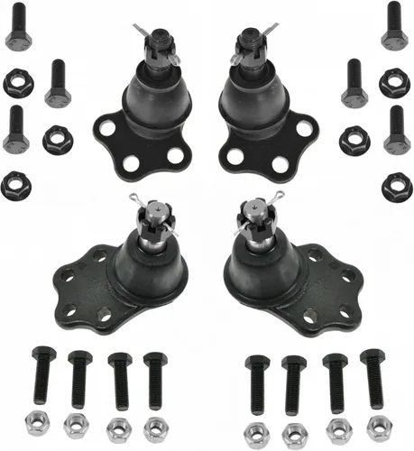 Vista 71 de TRQ Juego de juntas esféricas delanteras superior e inferior para lado del conductor y del pasajero Compatible con Acura TL 2009-2014 Acura TSX