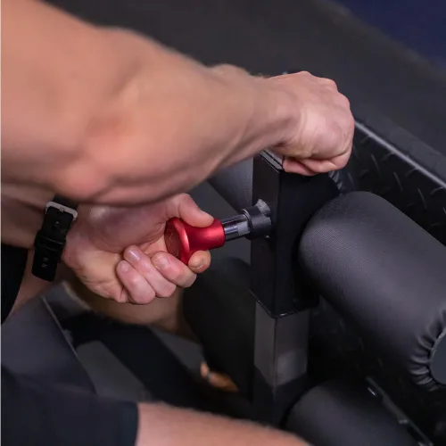 Vista 9 de Titan Fitness Desarrollador ajustable de glúteos y isquiotibiales (GHD), equipo de levantamiento de entrenamiento cruzado en gimnasio doméstico