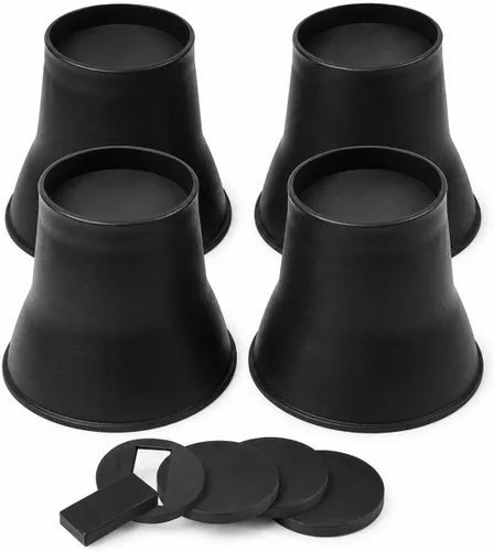 Vista 7 de Elevadores de cama de 2 pulgadas, elevadores redondos de muebles para patas delgadas, elevadores de patas de mesa y silla, protectores de suelo