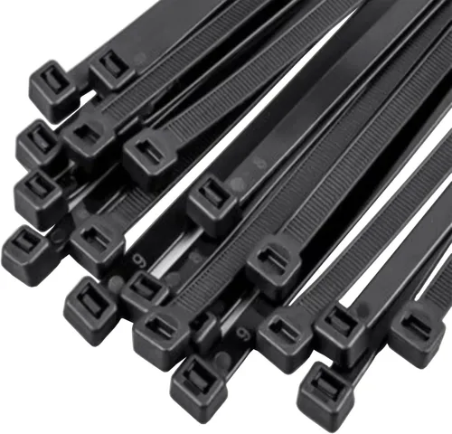Vista 9 de Bridas negras de 14 pulgadas, paquete de 100 bridas de nailon para uso en interiores y exteriores, resistencia a la tracción de 60 libras BXINLHAG
