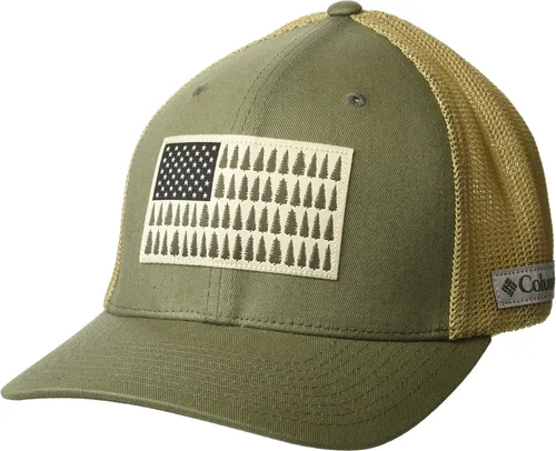 Vista 25 de Columbia Bola de malla unisex con bandera de árbol Verde oliva/azul marino universitario