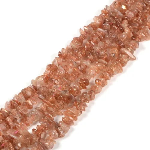 Vista 20 de Chips Amber Natural Gemstone Freedom Chips Cuentas sueltas de 0.433-0.472 in para hacer joyas, manualidades, 16 pulgadas