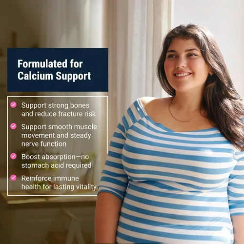 Vista 3 de BariatricPal Citrato de calcio fácil de tragar (600 mg) y comprimidos recubiertos con D3 (suministro para 30 días)