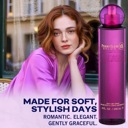 Vista 4 de Perry Ellis 18 Orchid Body Spray para mujeres de larga duración