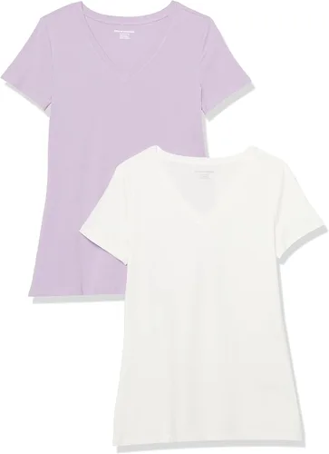 Vista 323 de Amazon Essentials Women's Regular-Fit Short-Sleeve Crewneck T-Shirt