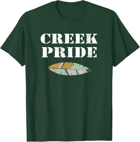 Vista 60 de Creek Native American Pride - Camiseta, Negro, S