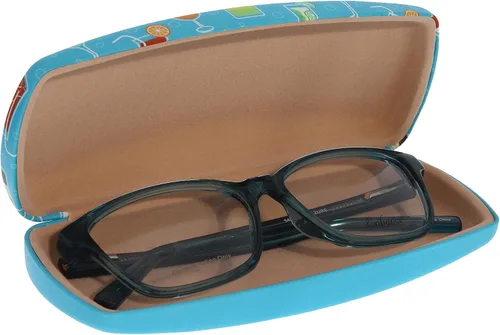 Vista 4 de Ron's Optical Clamshell - Funda rígida para lentes de lectores de marcos pequeños a medianos para mujeres y hombres