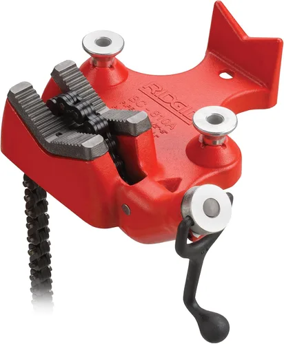 Vista 3 de RIDGID Tornillo de banco de tornillo superior modelo BC810 40215, tornillo de banco para tubería y tubería de 1/2 a 8 pulgadas y tornillo superior